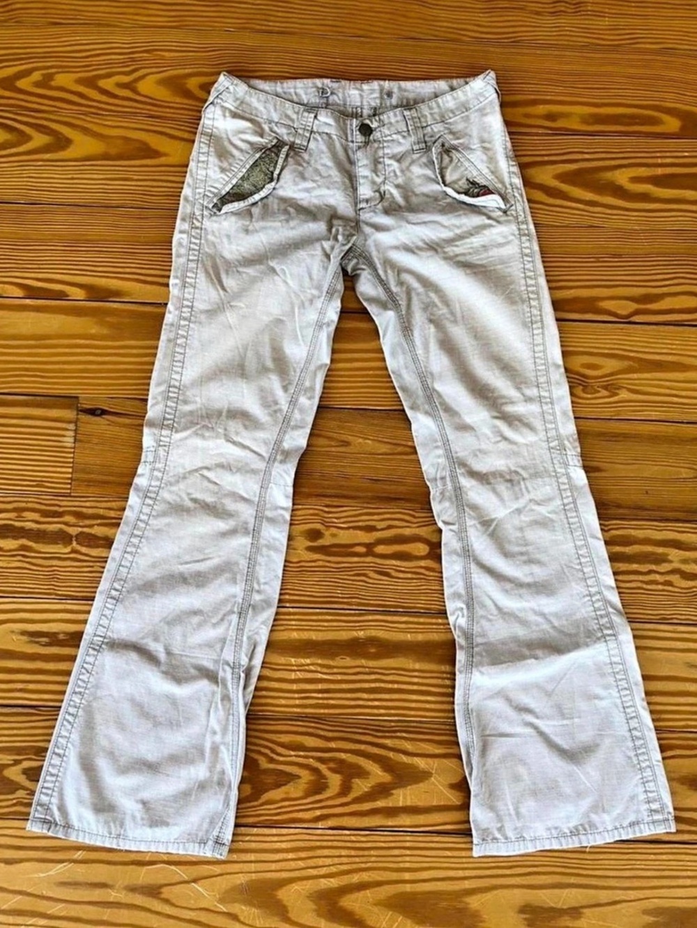 Da-Nang Women's Boot Cut Pants in White